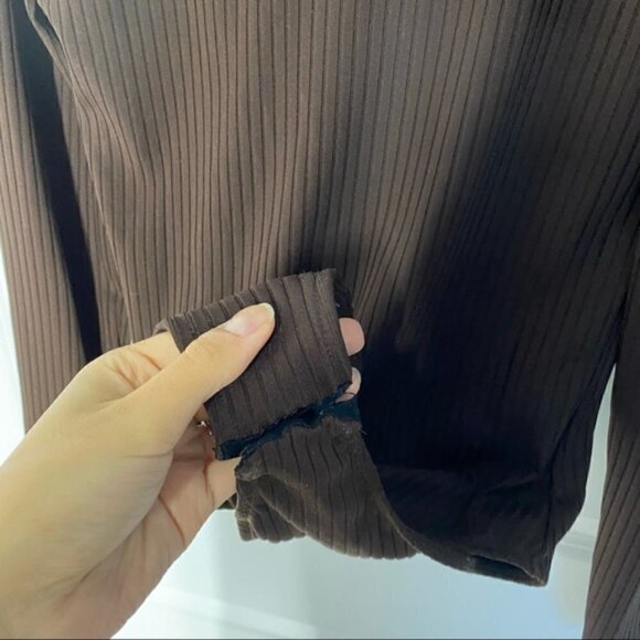 H&m brown long sleeve bodysuit - Picture 7 of 7